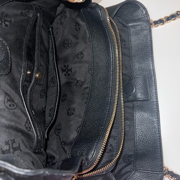 *Tory Burch- Black Tory Burch Large Harper Tote - Picture 9 of 12